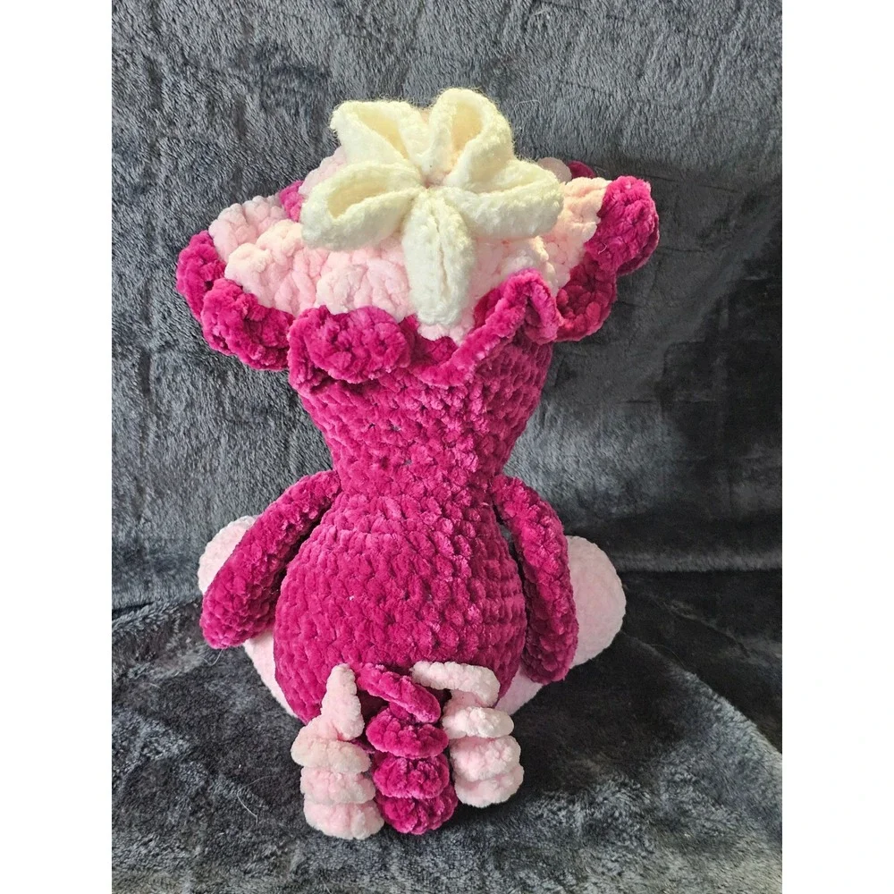 Handmade Crochet Knitted Flamingo Pink‎ 14